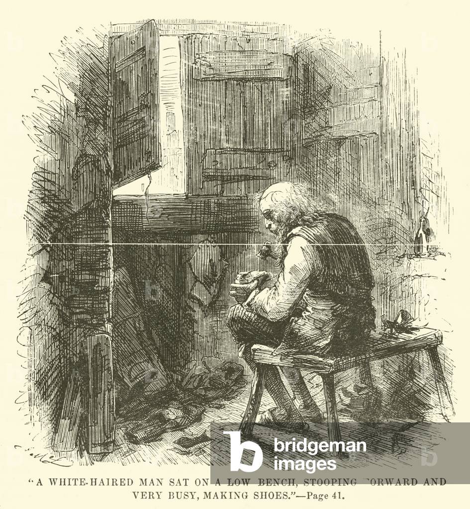 Illustration for A Tale of Two Cities by Charles Dickens (engraving)