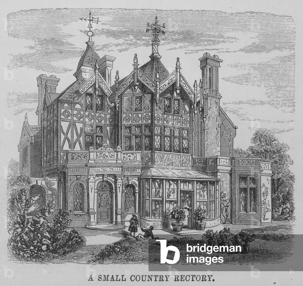 A Small Country Rectory (engraving)