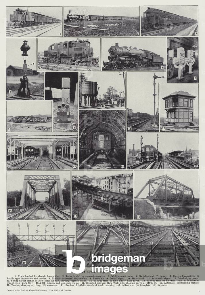 Railroad Equipment, I (b/w photo)