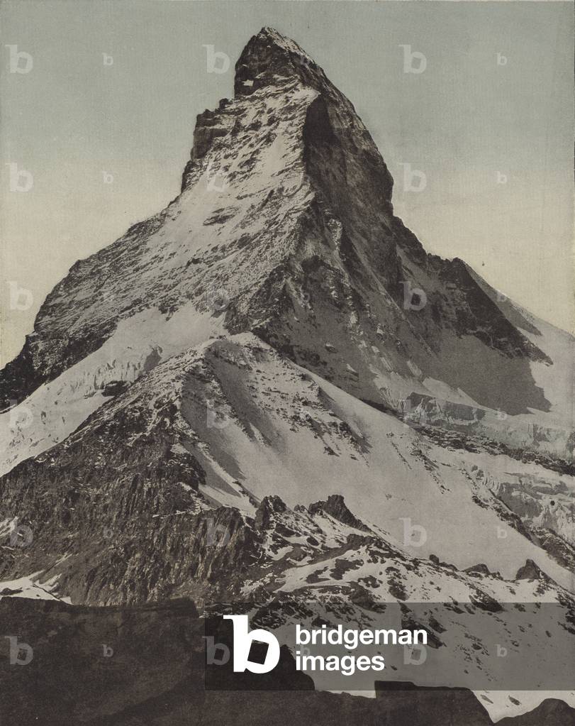 The Matterhorn, Switzerland (coloured photo)