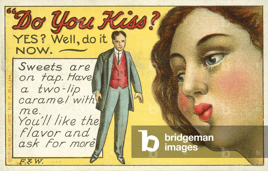 Do You Kiss (colour litho)