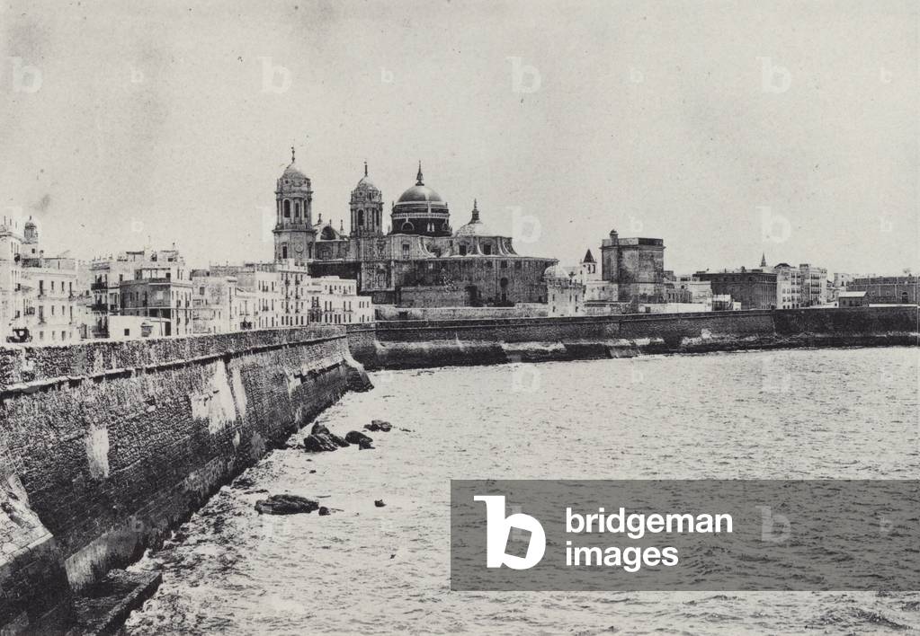 Cadiz: Murallas del Sur (b/w photo)
