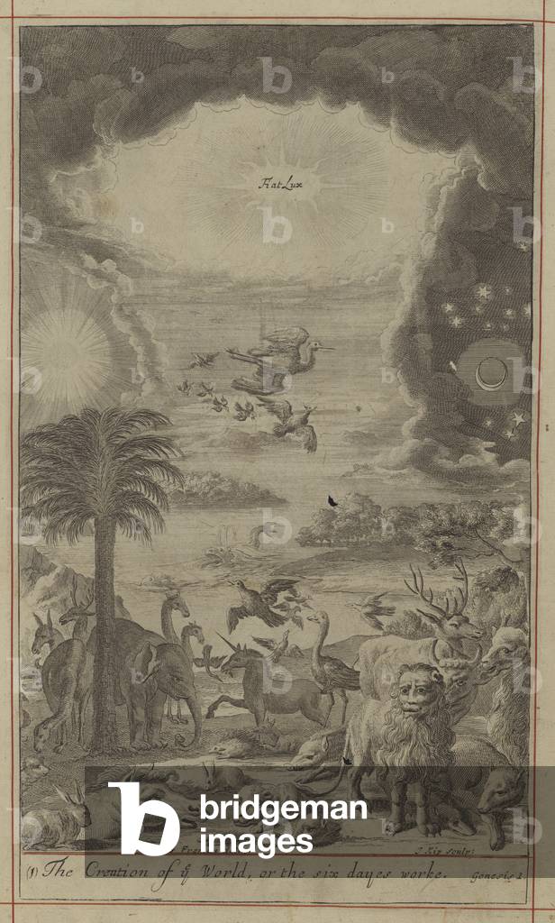 The Creation of ye World, or the six dayes worke (engraving)