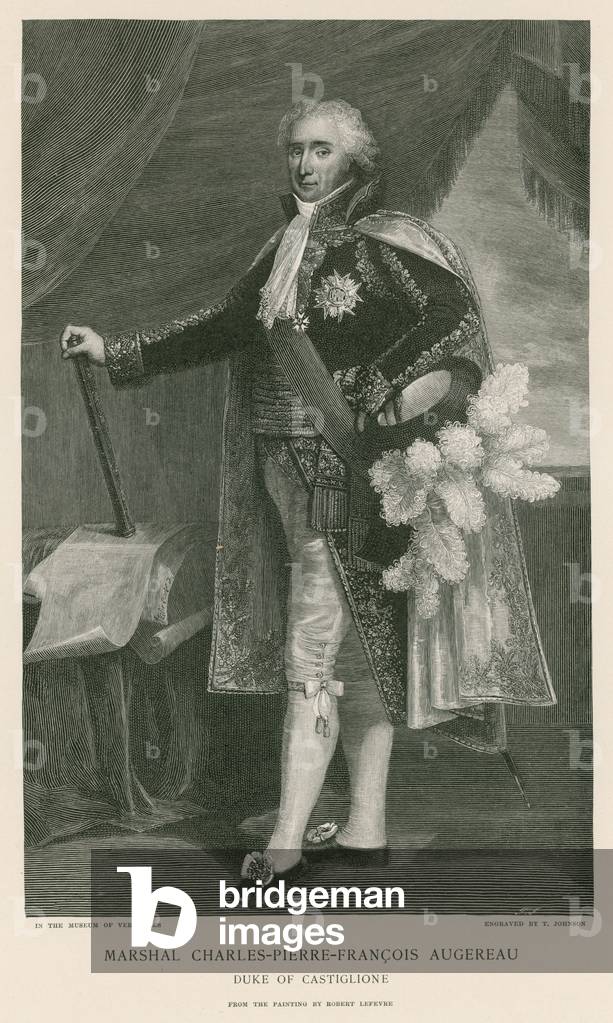 Marshal Charles-Pierre-Francois Augereau (engraving)