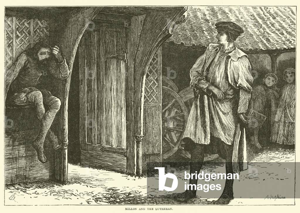 Millon and the Lutheran (engraving)