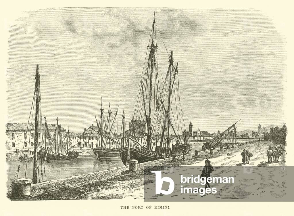 The Port of Rimini (engraving)