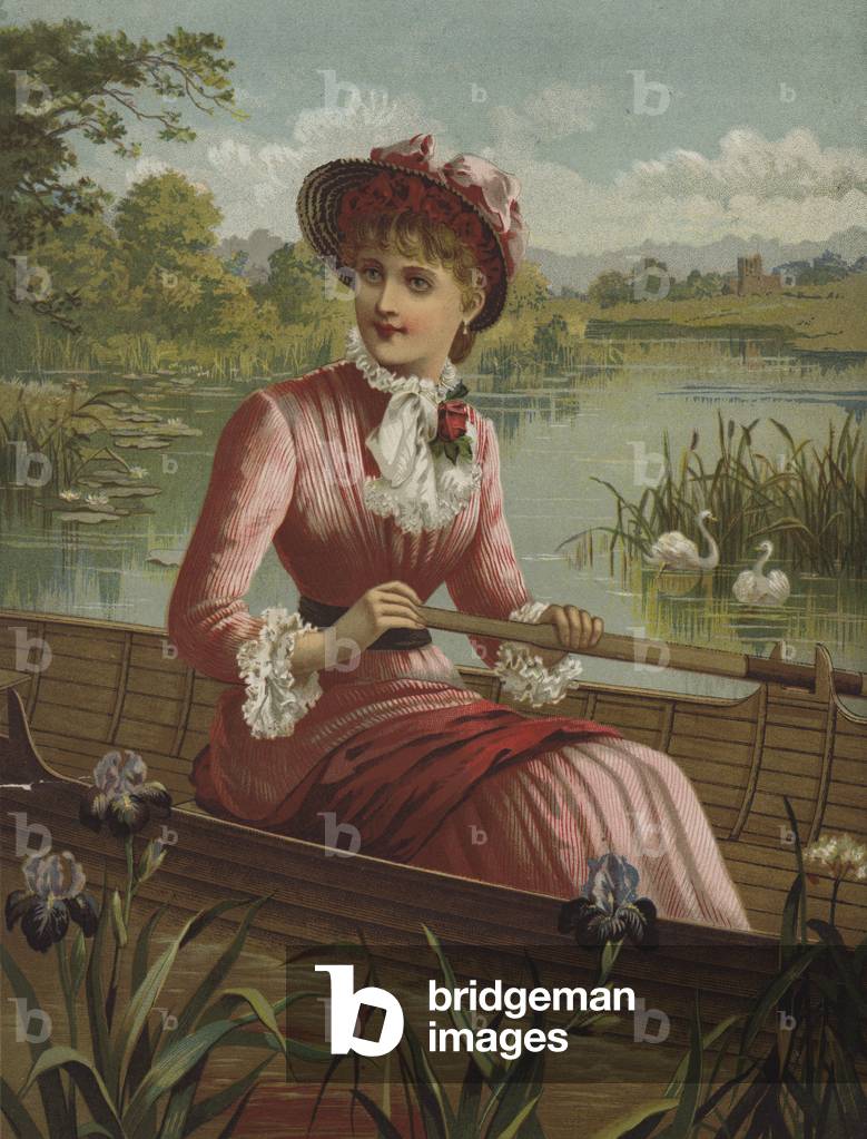 On the Rippling River (chromolitho)