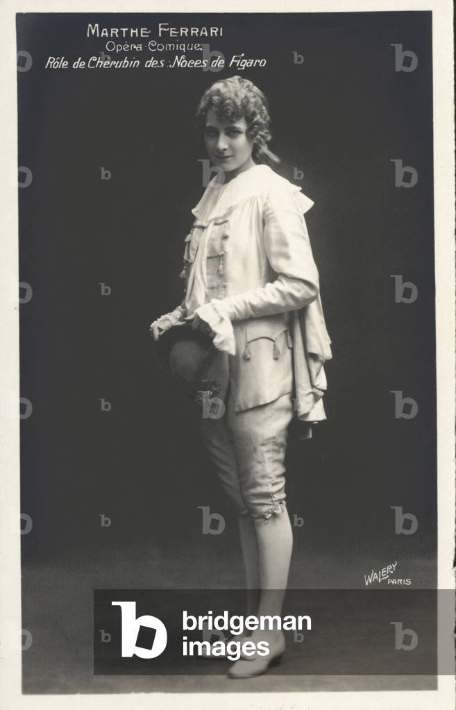 Cherubino, The Marriage Of Figaro (b/w photo)