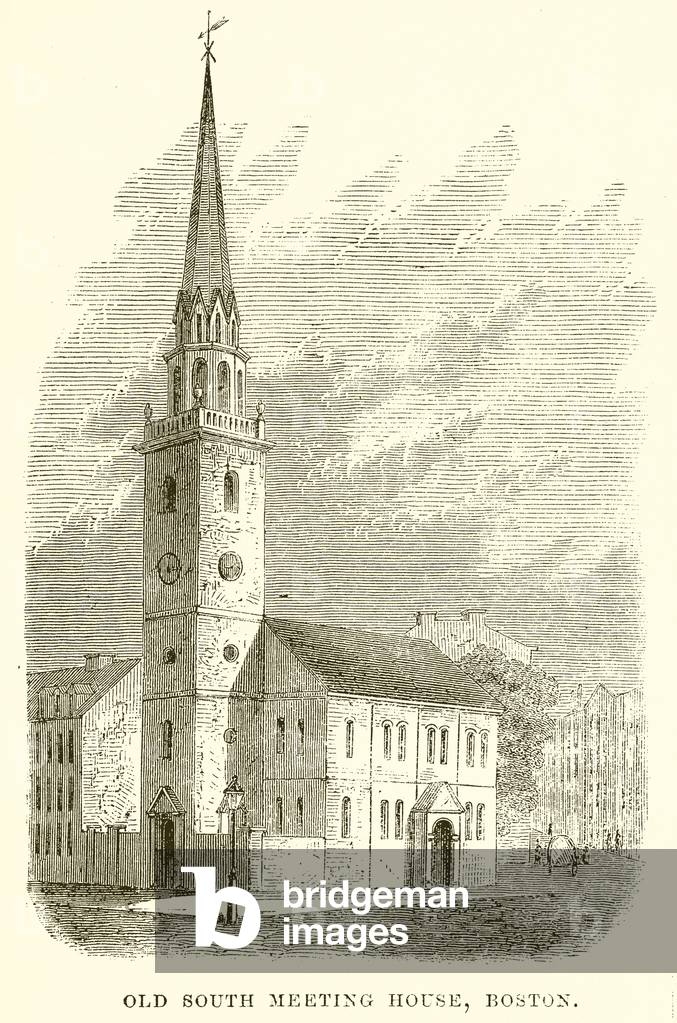 Old South Meeting House, Boston (engraving)