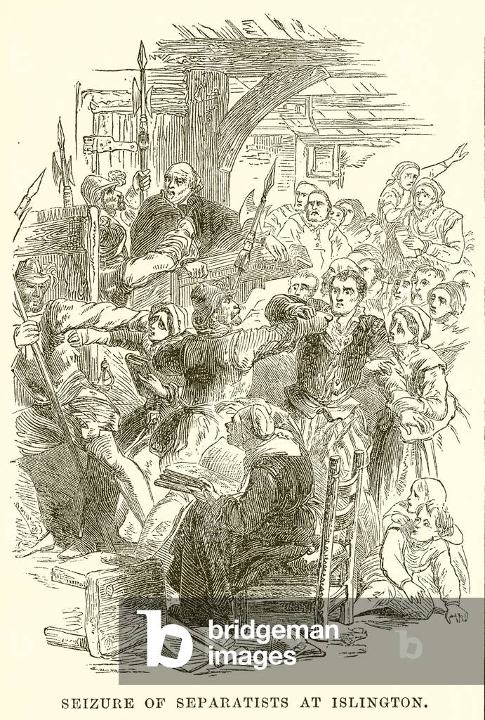 Seizure of Separatists at Islington (engraving)