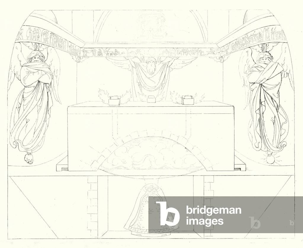 Illustration for Schiller's Lied von der Glocke, or The Song Of The Bell (engraving)