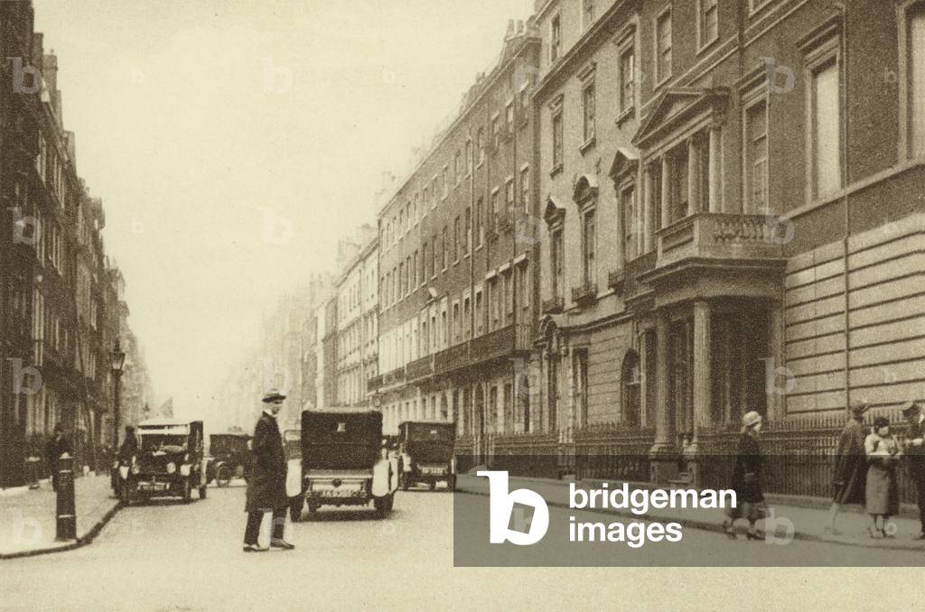 Harley Street, Marylebone (b/w photo)
