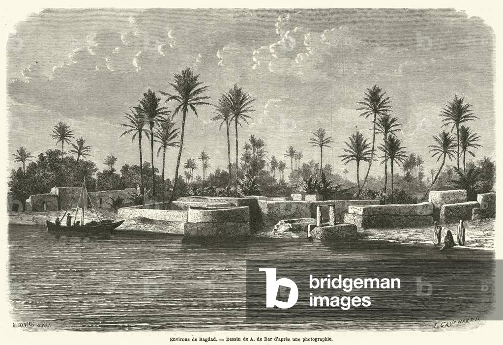 Environs de Bagdad (engraving)