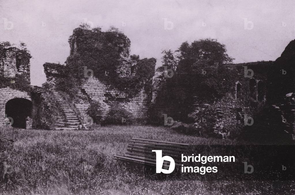 Rothesay Castle (b/w photo)