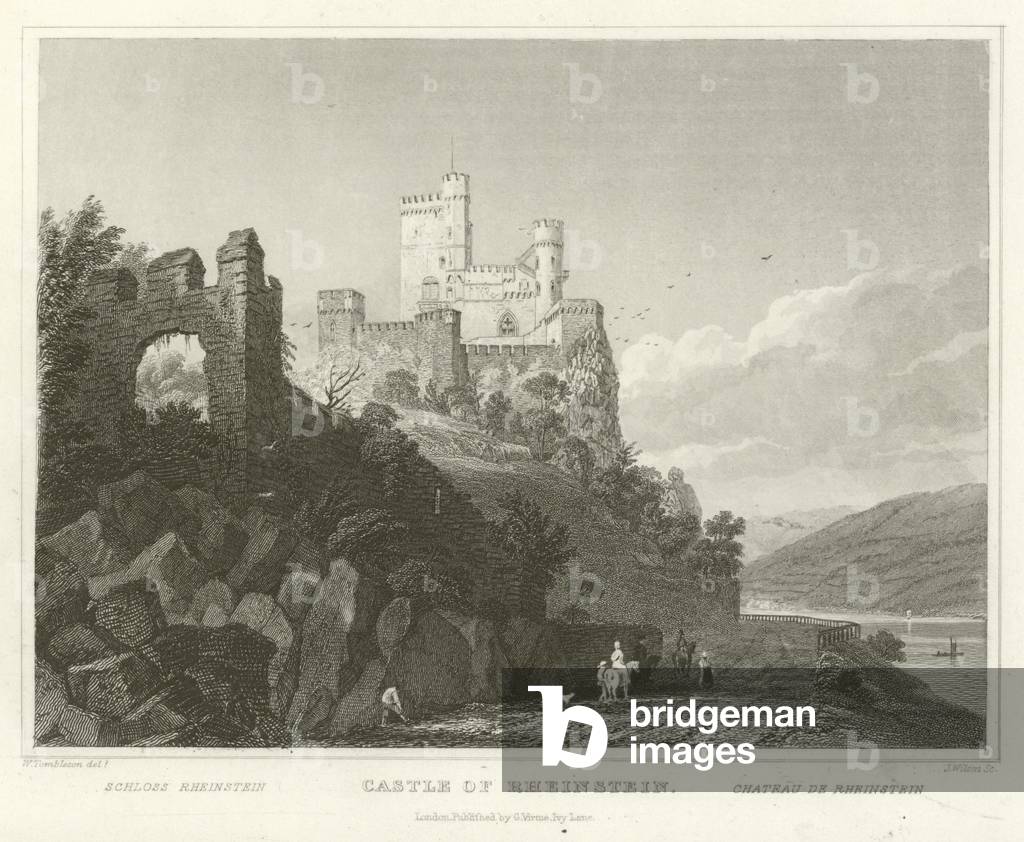 Castle of Rheinstein (engraving)