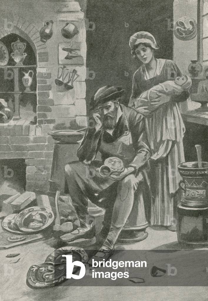 Palissy's wife awaits her hero's hour (litho)