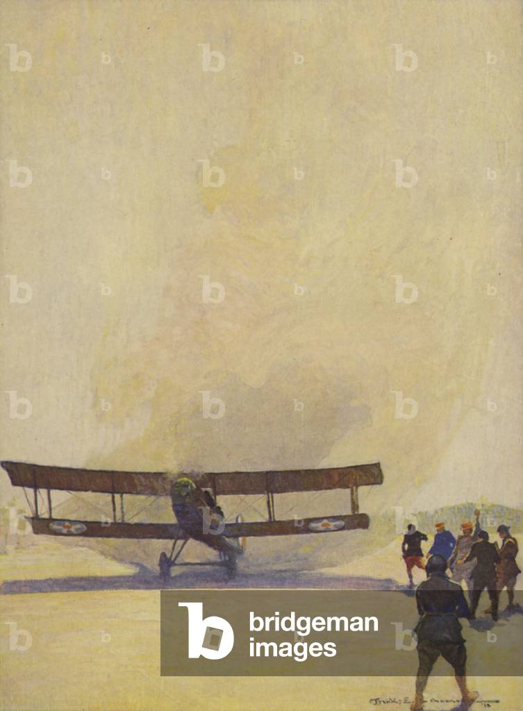 Taking Off (colour litho)