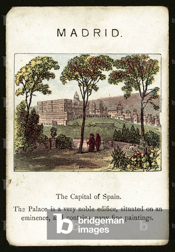 Madrid (colour litho)