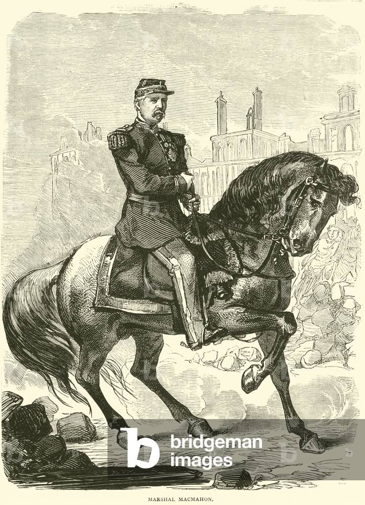 Marshal Macmahon, March 1871 (engraving)