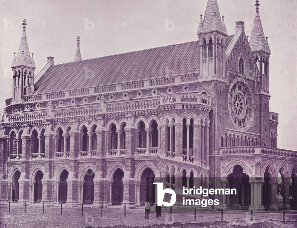 The Bombay University Senate Hall (b/w photo)