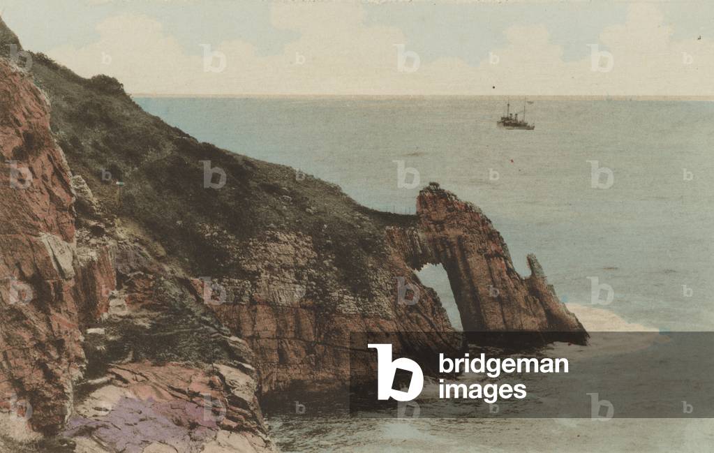Natural Arch, Torquay (coloured photo)