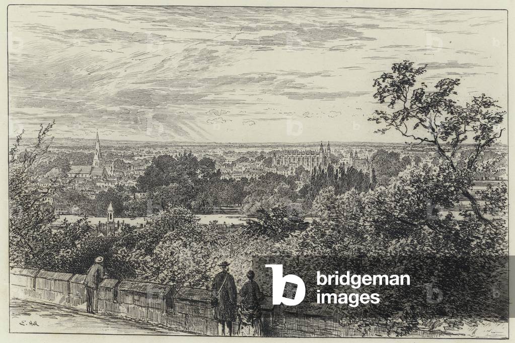 View from the Terrace of the Castle (engraving)