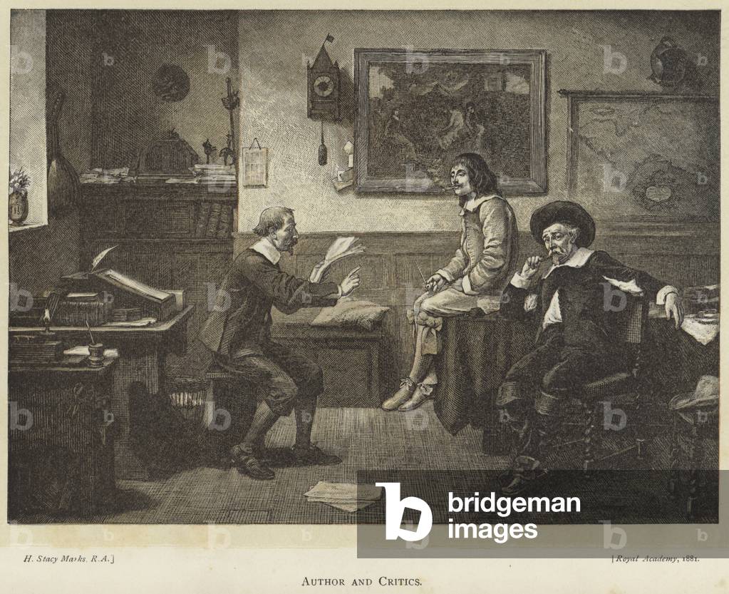 Author and critic (engraving)