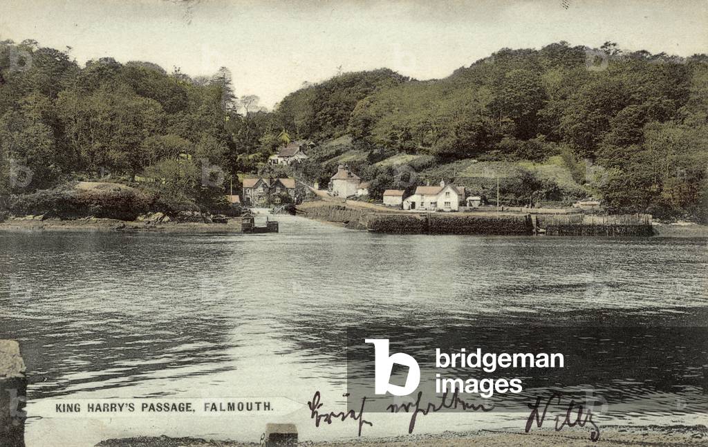 King Harry's Passage, Falmouth, Cornwall (colour photo)