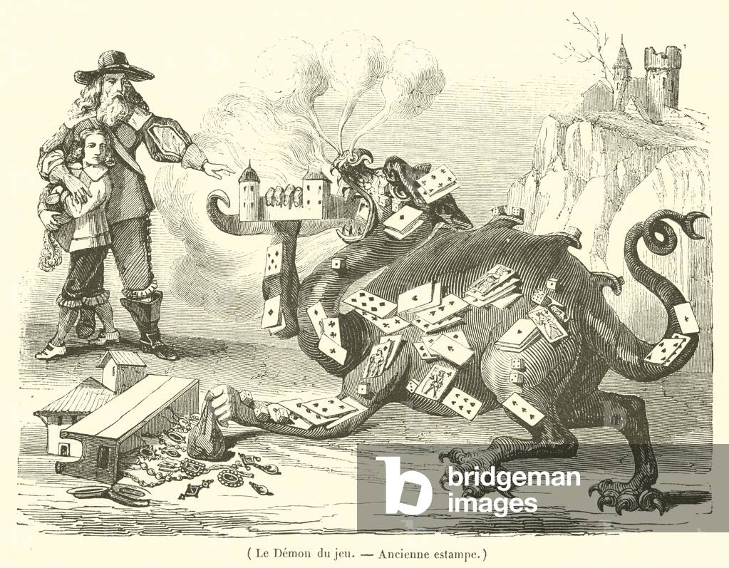 Le Demon du jeu (engraving)