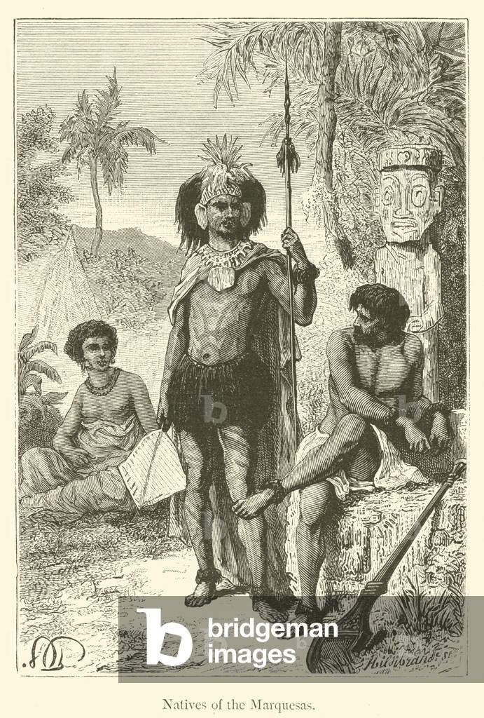 Natives of the Marquesas (engraving)