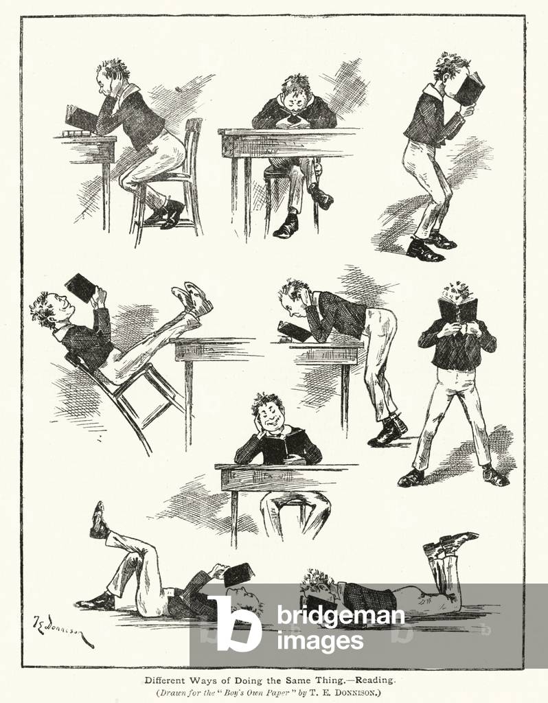 Different ways of doing the same thing - reading (litho)