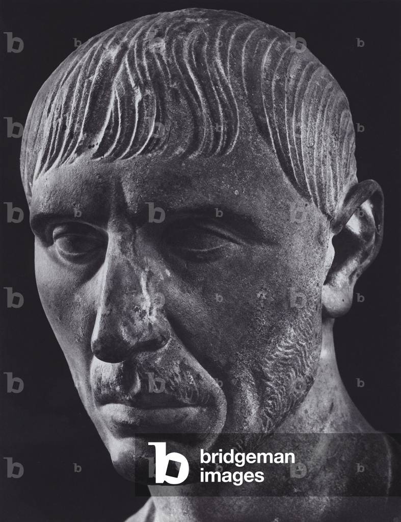 Roman Portraits: Male Portrait (b/w photo)