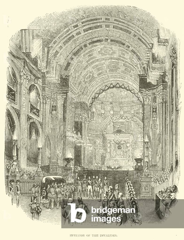 Interior of the Invalides (engraving)