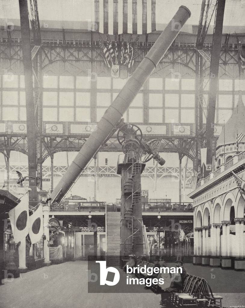 The Great Yerkes Telescope (b/w photo)