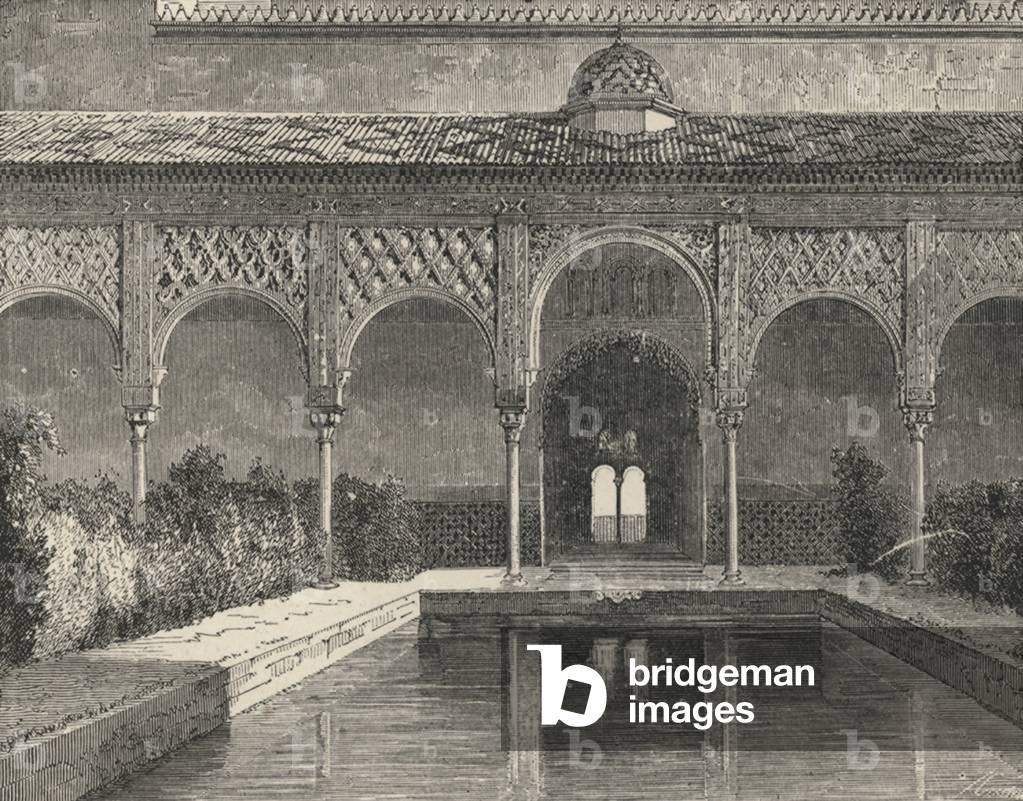 Patio de la Alberca (engraving)