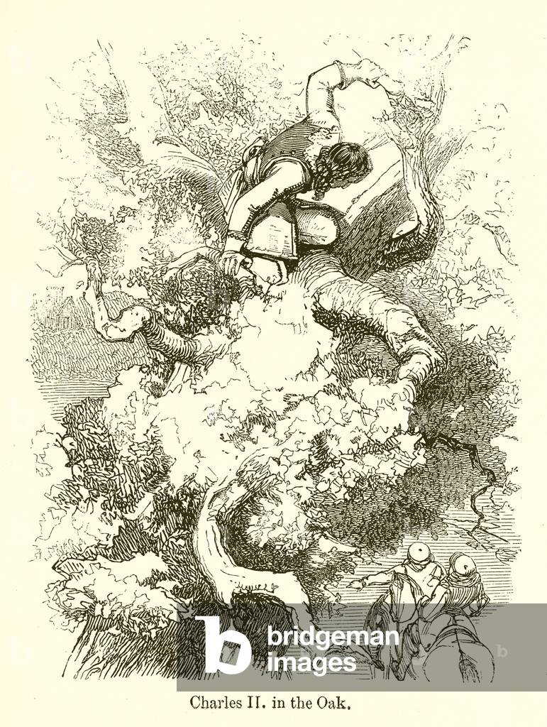 Charles II in the Oak (engraving)