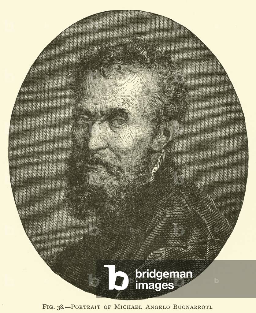 Portrait of Michael Angelo Buonarroti (engraving)
