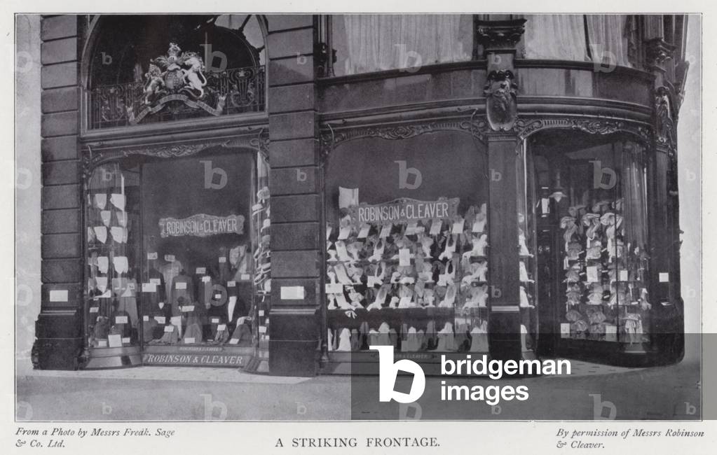 A striking frontage (b/w photo)