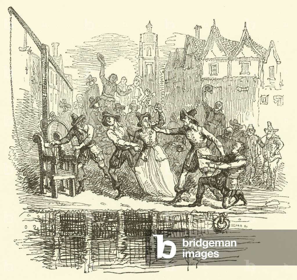 The way shrews were tamed (engraving)