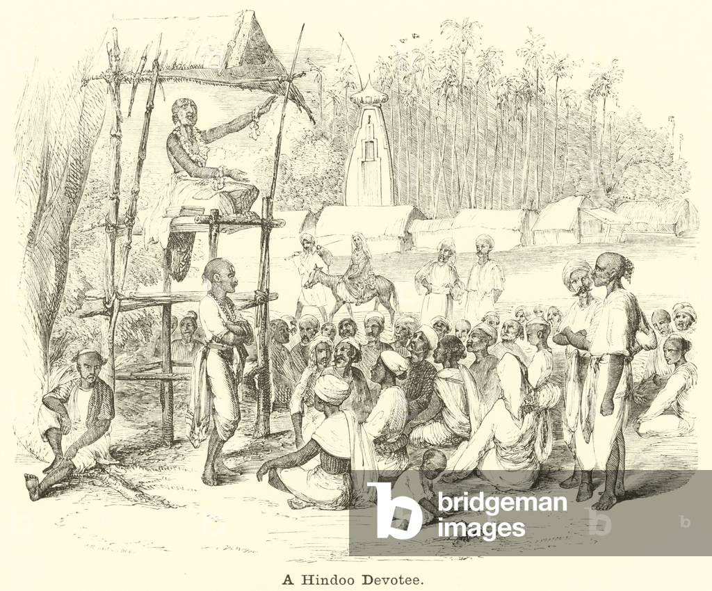 A Hindoo Devotee (engraving)