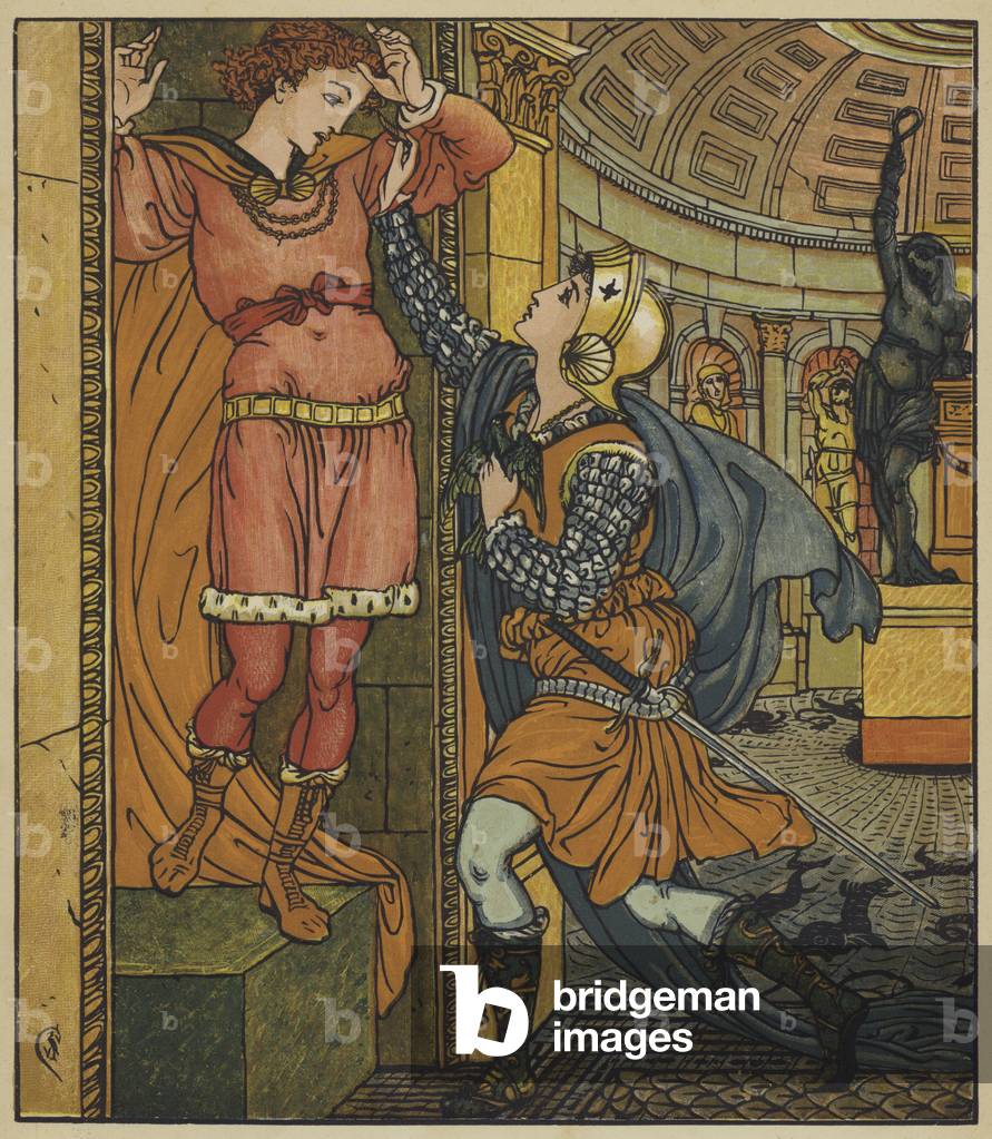 Belle-Etoile breaks the Spell (colour litho)