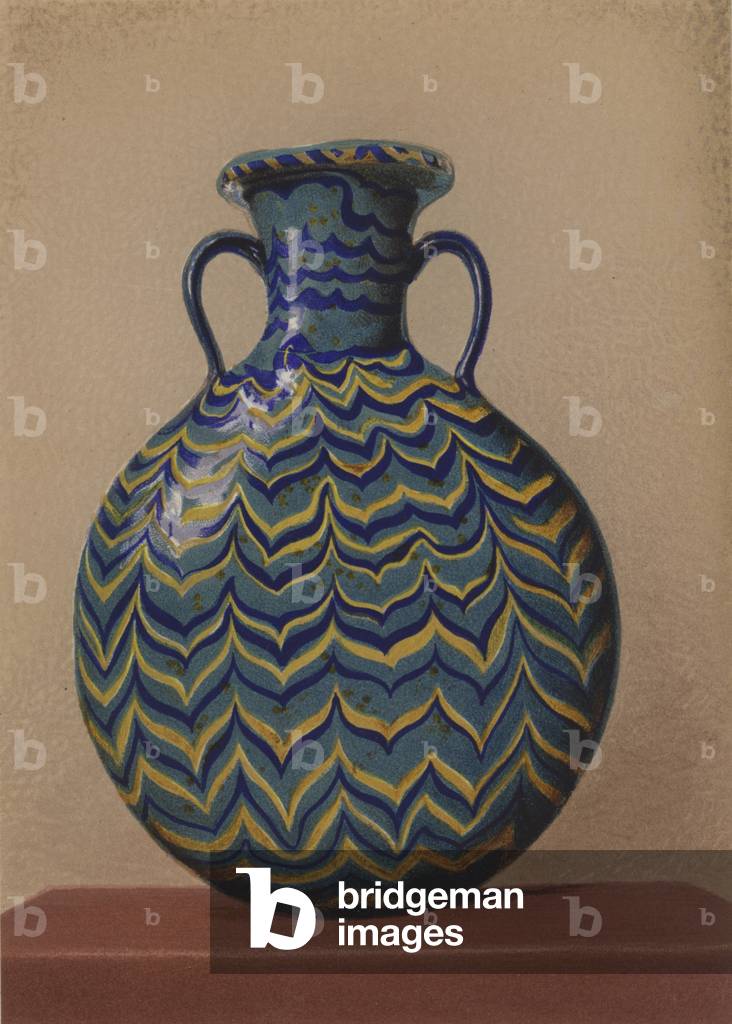 Vase, Ancient Egyptian or Phoenician (chromolitho)