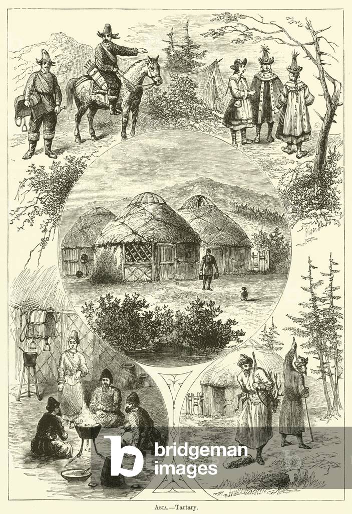 Asia, Tartary (engraving)