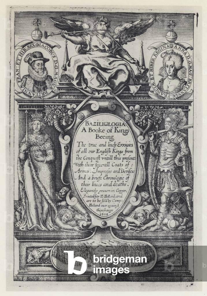 H Holland, Baziliwlogia, 1618 (b/w photo)