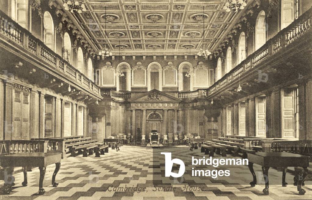 Senate House, Cambridge (b/w photo)