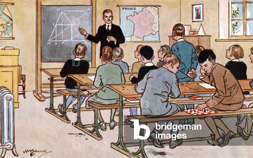 La classe (the classroom) (colour litho)