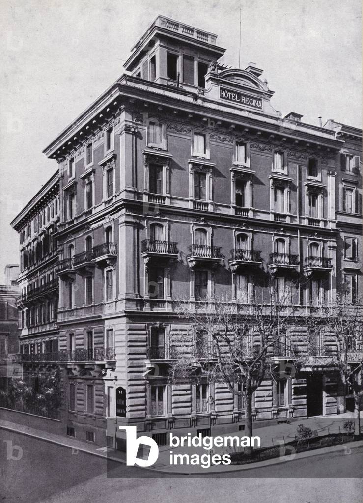 Il 'Regina Carlton' Roma (b/w photo)