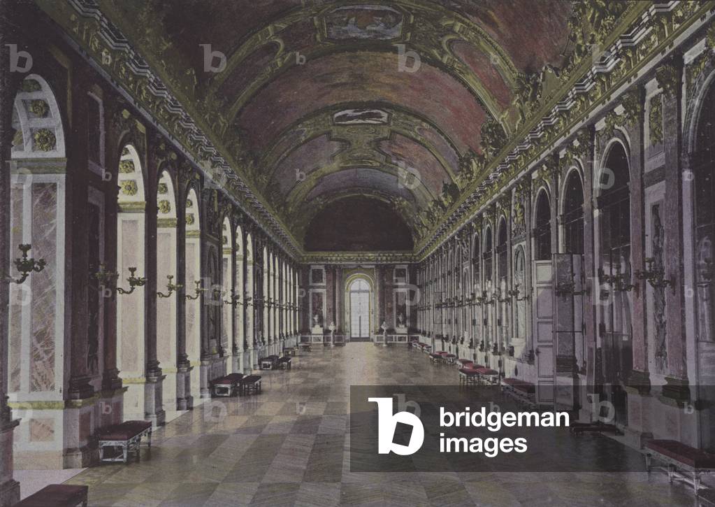 Galerie des Glaces (coloured photo)