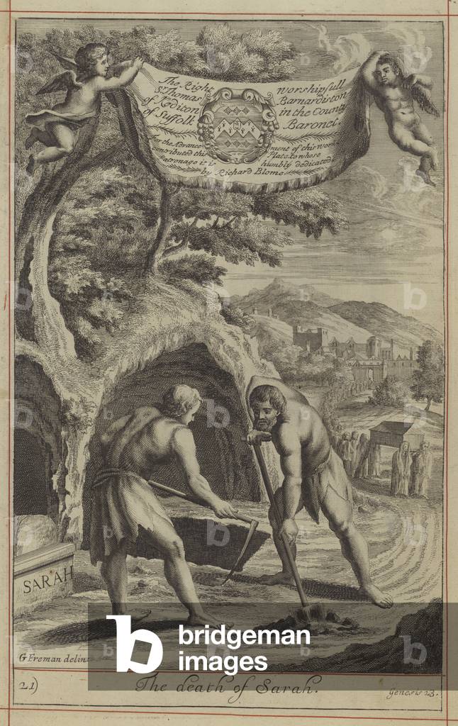 The death of Sarah (engraving)