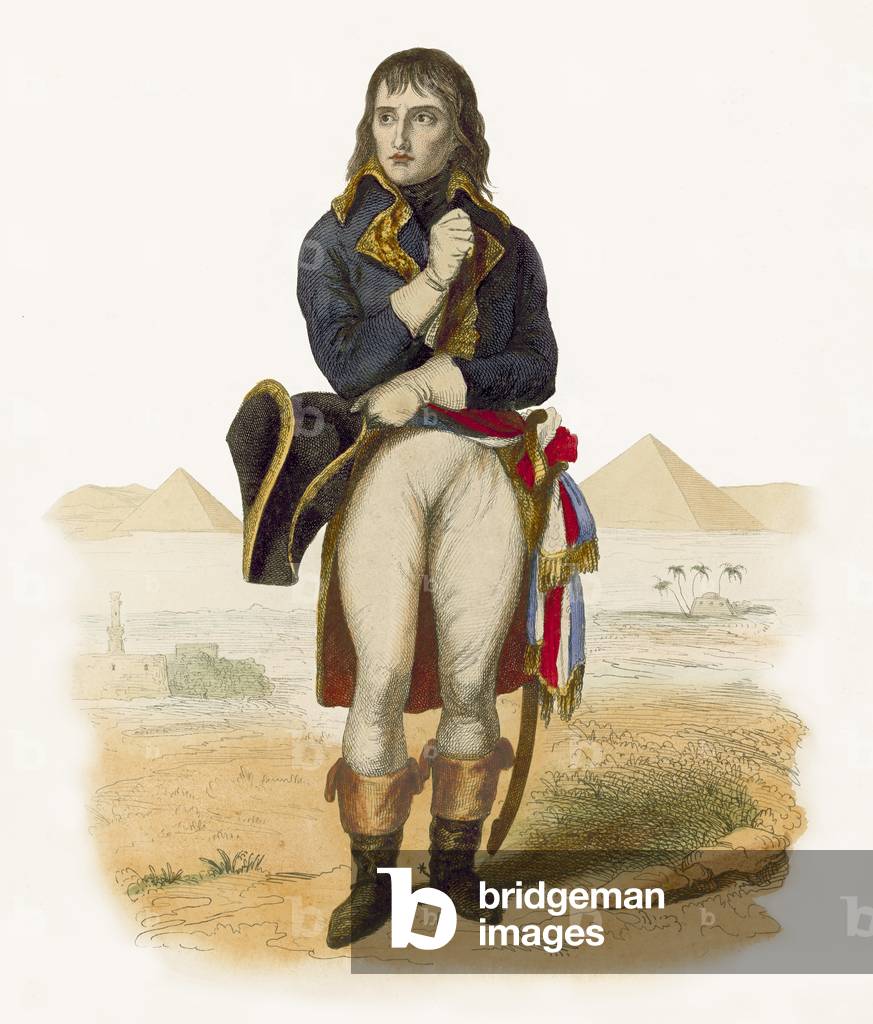 Le General Bonaparte (coloured engraving)